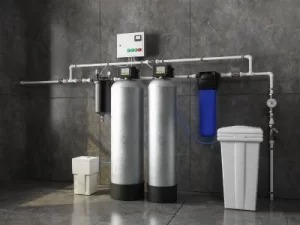 A water softener