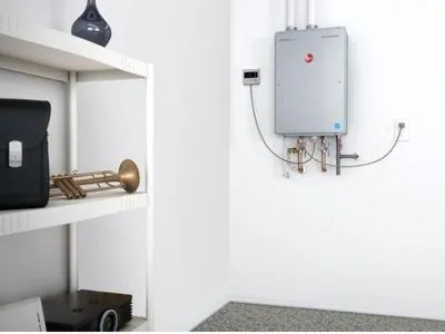 A tankless water heater
