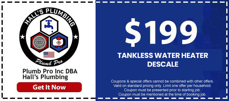discount on tankless water heater